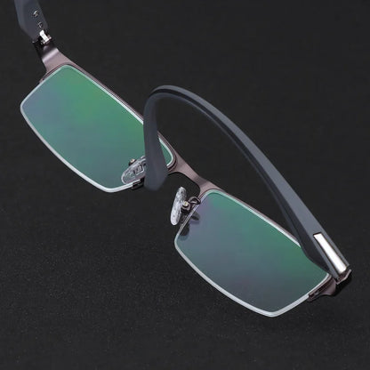 Titanium Fotochromische Progressieve Leesbril voor Mannen en Vrouwen – Hyperopie & Presbyopie, Outdoor Sport Bril, Rechthoekig