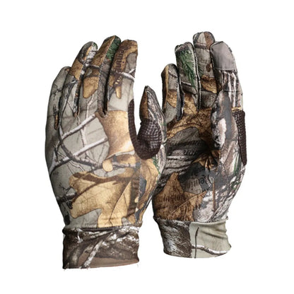 Bionic Camouflage Jagdhandschuhe – schnell trocknend, Touchscreen, atmungsaktiv und elastisch