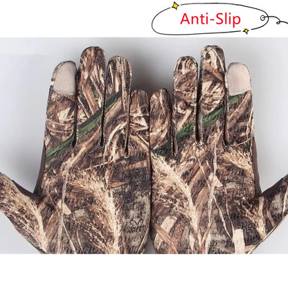 Bionic Camouflage Jagdhandschuhe – schnell trocknend, Touchscreen, atmungsaktiv und elastisch