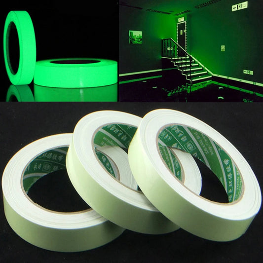 Reflecterende Tape – Veiligheidsstickers voor Camping, Hiking en Outdoor Gebruik, Luminieuze Waarschuwingstape voor Auto en Nachtgebruik