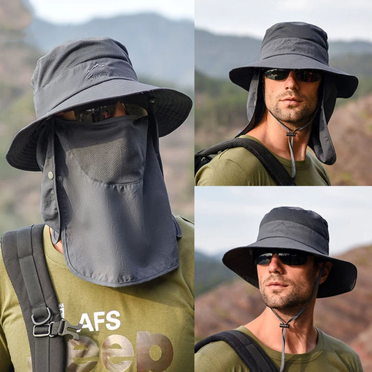 Waterdichte Bucket Hat – UV-bescherming, Outdoor Zonnehoed voor Vissen, Wandelen, Tuinieren en Strand