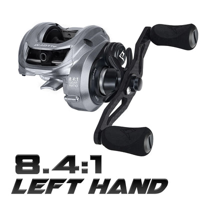 Alloy M Baitcasting Reel | 10KG Max Drag, 8 Shielded Bearings & High/Low Speed Gear voor Zoutwater Vissen