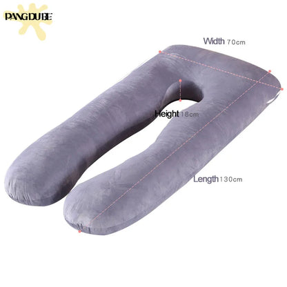 130*70cm Zwangerschaps Kussen - Lichaamskussen voor Zwangerschap, Borstvoeding en Slaapcomfort voor Vrouwen