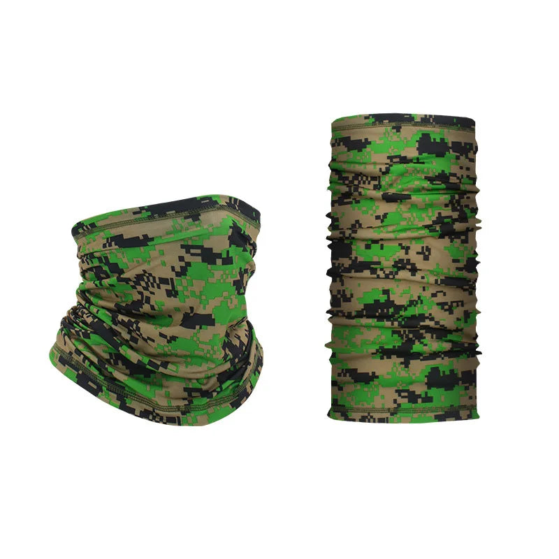 Unisex Magic Zijde Sjaal – Outdoor Sport Balaclava & Nekwarmer – Ademend, UV-bestendig Fiets- en Wandelsjaal