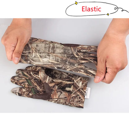 Bionic Camouflage Jagdhandschuhe – schnell trocknend, Touchscreen, atmungsaktiv und elastisch