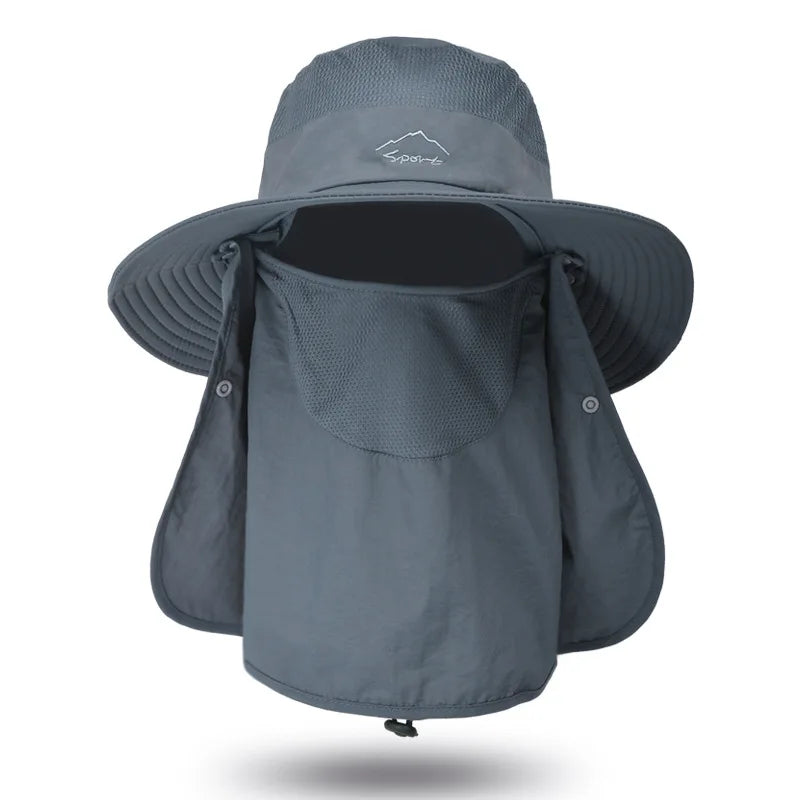 Wasserdichter Fischerhut – UV-Schutz, Outdoor-Sonnenhut zum Angeln, Wandern, Gartenarbeit und Strand