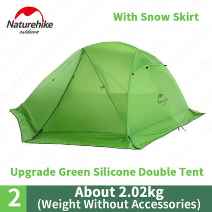 Naturehike Star River 2-Persoons Ultralichte Trekkingtent – 4-Seizoenen Waterdicht – 20D Silicone Nylon