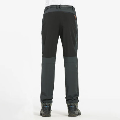 Warme Fleece Outdoor Winterbroek Heren – Waterdichte Softshell Wandelbroek voor Hiking, Ski & Kamperen