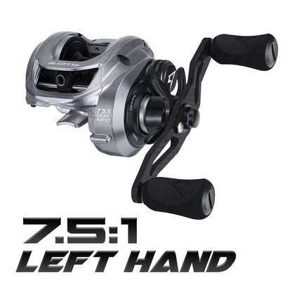 Alloy M Baitcasting Reel | 10KG Max Drag, 8 Shielded Bearings & High/Low Speed Gear voor Zoutwater Vissen