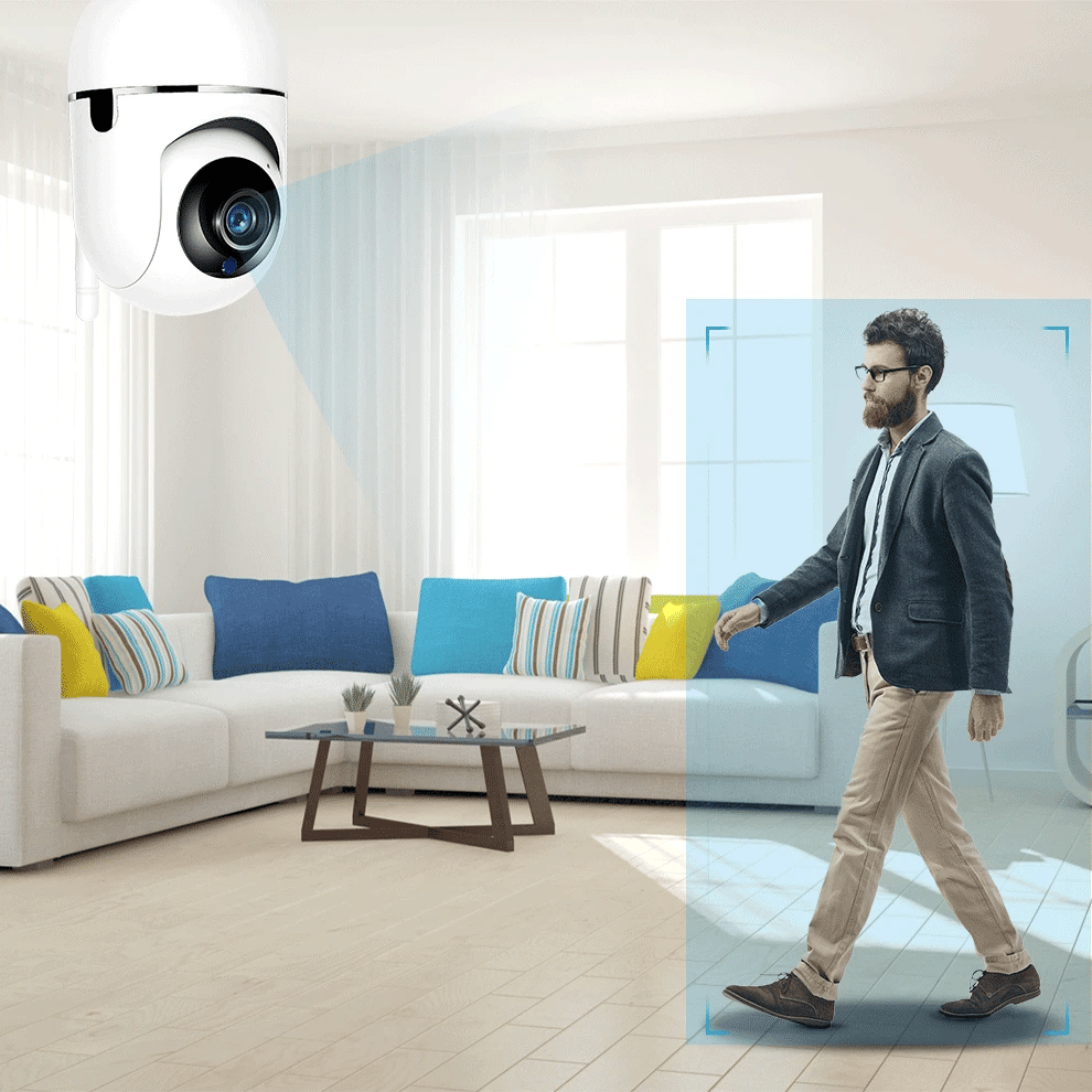 WLAN-IP-Kamera YCC365 Plus – 3 MP Smart Home Auto Tracking, volle Nachtsicht, kabellose CCTV-Überwachungskamera