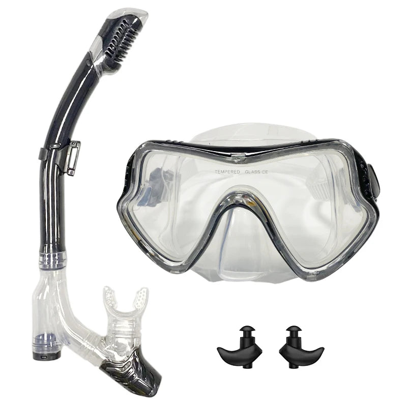 Professioneel Snorkel- en Duikmasker | Zwembril met Ademhalingsbuis voor Eenvoudig Ademen