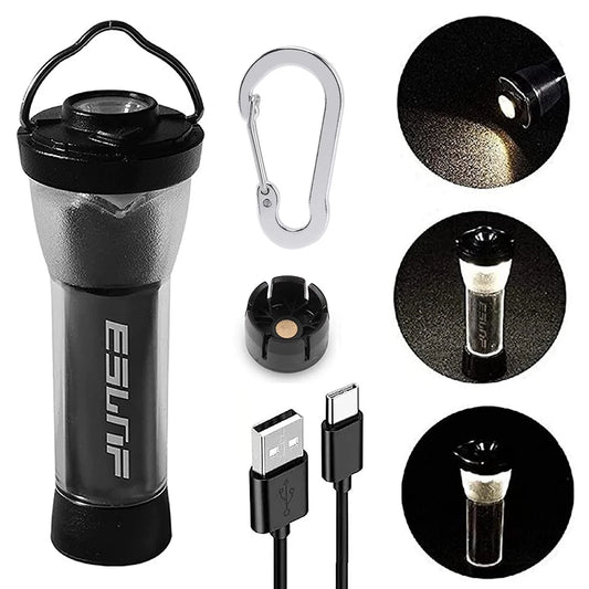 LED Camping Lamp | Oplaadbare 2600mAh Zaklamp & Lantaarn | Waterdicht & Compact