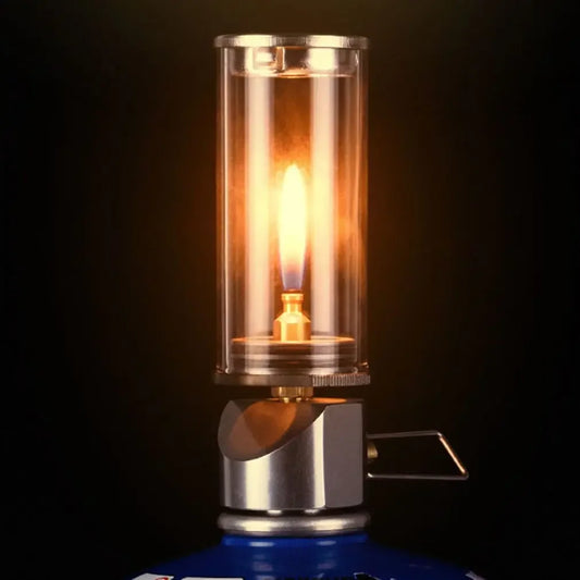 BRS Dreamlike Candlelight Lamp | Winddichte Gaskaarslamp voor Outdoor Camping en Tentverlichting