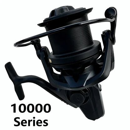 Big Spinning Fishing Reel | Max Drag 20KG, Zoutwater en Zoetwater Visserswiel voor Karpvissen (8000-14000 Series)