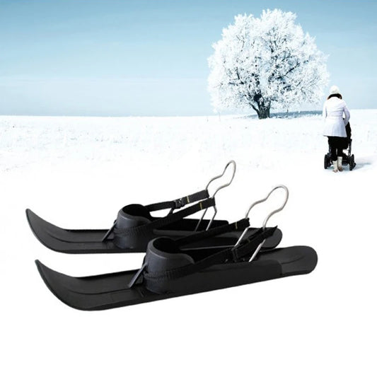 Ski Plate Wheelblades – Universelle Schlittenski für Kinderwagen, Rollstühle und Laufräder