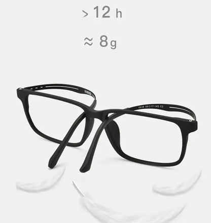 Pure Titanium Multifocale Leesbril – Anti-Blauw Licht, Automatische Aanpassing, Unisex Bril voor Dichtbij en Veraf