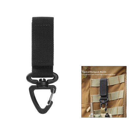 MOLLE Karabijnhaak van Nylon – Tactische Bevestigingsclip voor Rugzak, Riem & Outdoor Uitrusting