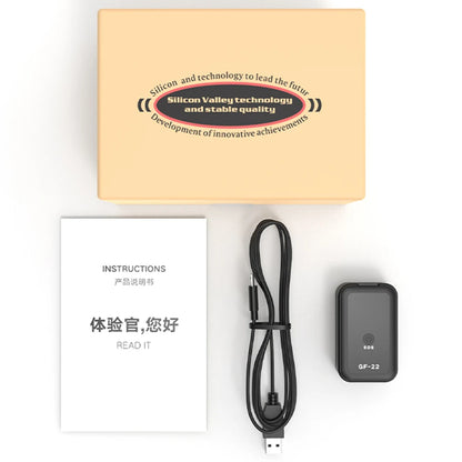 GF22 GPS-Tracker – Diebstahlsicherer GPS-Ortungsgerät in Echtzeit mit WLAN, LBS und GPS-Positionierung für Auto, Haustier, Kind und Geldbeutel