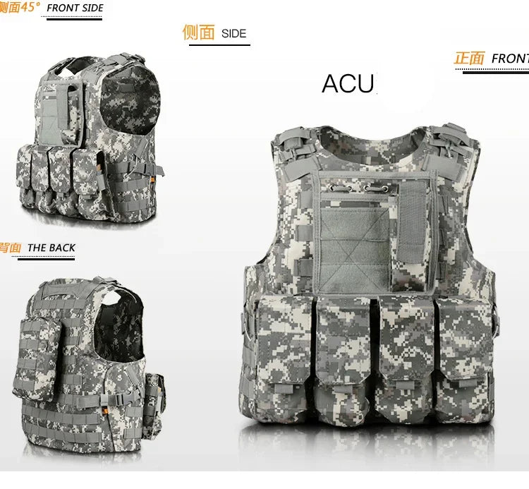 Tactisch Militair Vest | Molle Combat Vest | Airsoft & Outdoor Gear