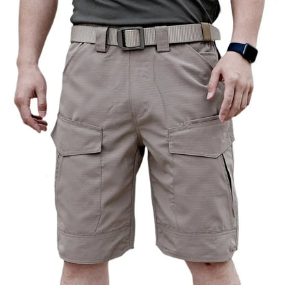 Heren Cargo Shorts – Waterdichte Outdoor Korte Broek met Meerdere Zakken