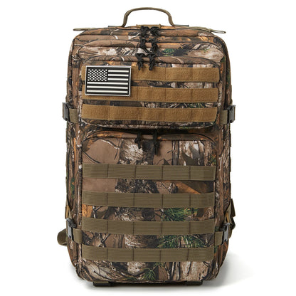 45L Tactische Rugzak met Molle – Grote Outdoor Backpack voor 3 Dagen Hiking, Trekking & Kamperen