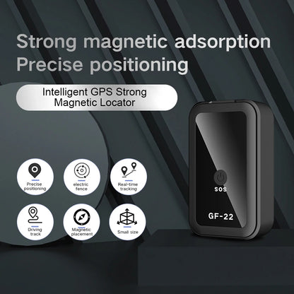 GF22 GPS-Tracker – Diebstahlsicherer GPS-Ortungsgerät in Echtzeit mit WLAN, LBS und GPS-Positionierung für Auto, Haustier, Kind und Geldbeutel