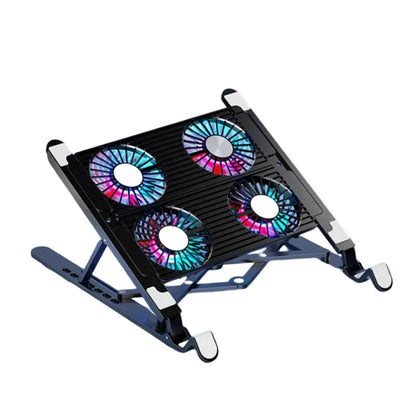 Nieuwe Draagbare Laptop Koeler Stand – Opvouwbare Cooling Pad met 4 Ventilatoren voor 13-17,3 Inch Notebooks