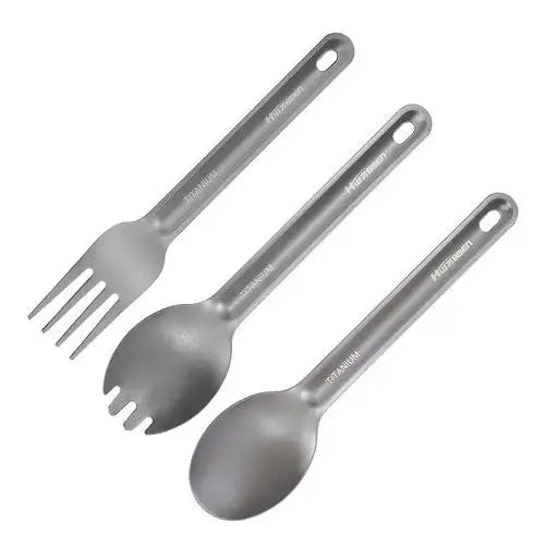 Ultra Lichtgewicht Titanium Bestekset – Camping & Outdoor