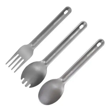 Ultra Lichtgewicht Titanium Bestekset – Camping & Outdoor