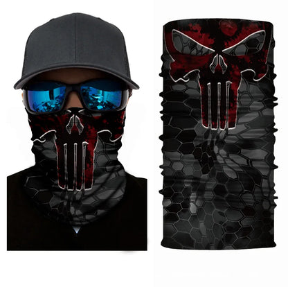 Fiets Bandana Sjaal – Naadloze Tactical Nekhoes & Balaclava – Fiets-, Ski- & Motor Masker voor Mannen – Outdoor Hiking & Vissen