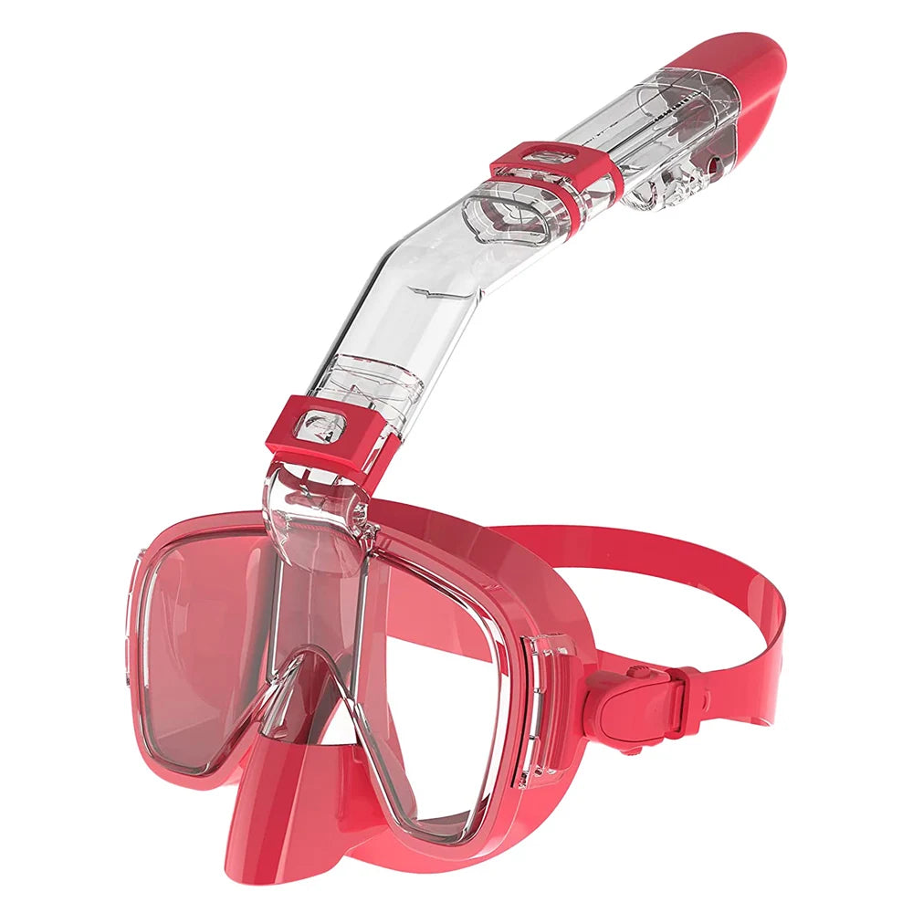 Half Face Snorkelmasker voor Kinderen en Volwassenen | Anti-Fog Duikmasker met Veilig Ademhalingssysteem