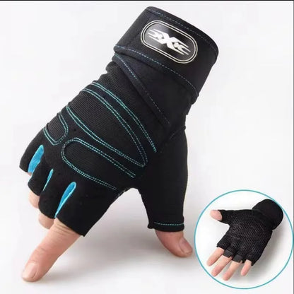 Ademende Half Finger Fitnesshandschoenen – Slijtvaste Sporthandschoenen voor Fietsen, Klimmen & Outdoor