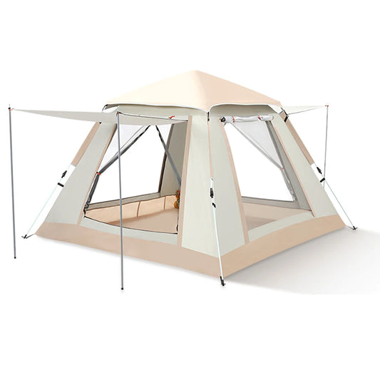 Automatische Camping Tent – Snel Opzetbare Waterdichte Tent voor 3-4 Personen (Outdoor, Hiking, Vissen, Kamperen)