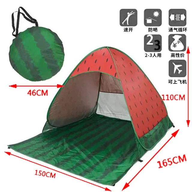 Snelle Automatische Strandtent – Draagbare UPF50+ Zonnescherm Tent voor Camping, Vissen & Outdoor