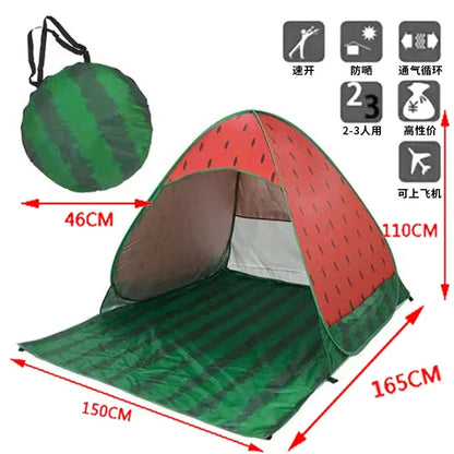 Snelle Automatische Strandtent – Draagbare UPF50+ Zonnescherm Tent voor Camping, Vissen & Outdoor