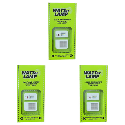 Salt Water Emergency Lamp – Draagbare, Herbruikbare LED Campinglamp voor Outdoor, Vissen en Picknicks