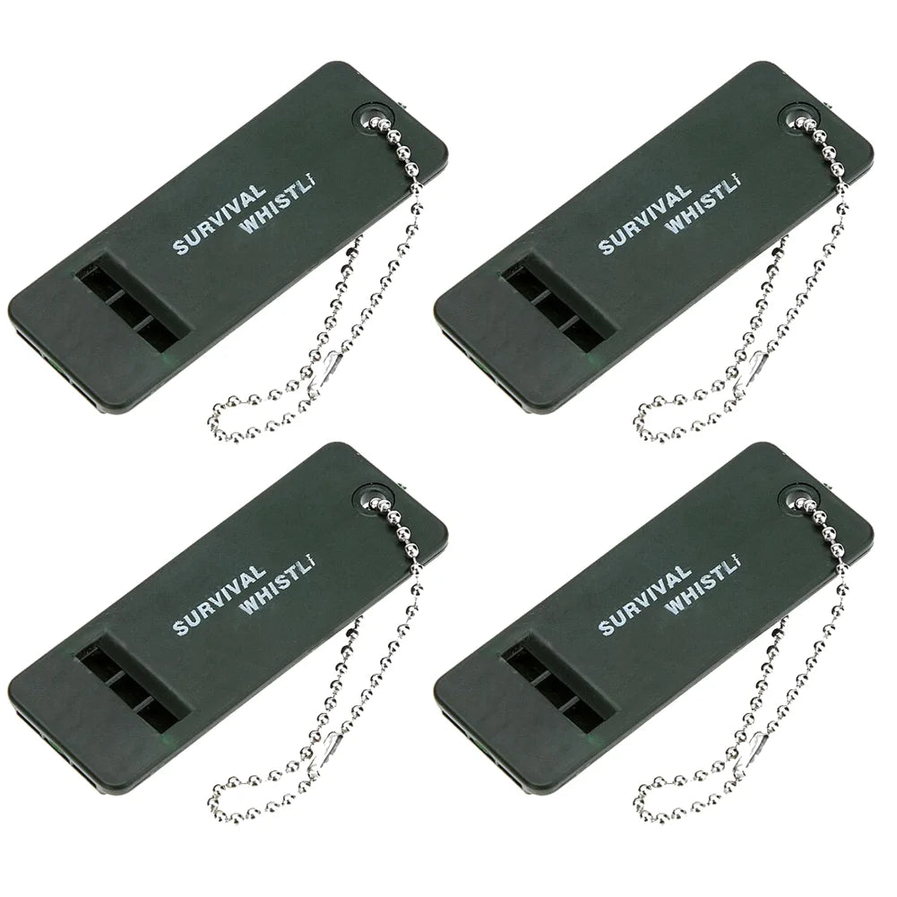 10-1PC 3-Frequency Emergency Whistle – Portable Safety Whistle for Hiking, Camping and Mountaineering