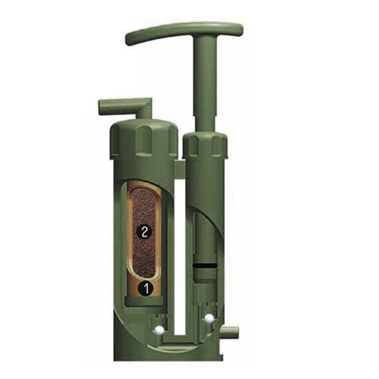 Mini-Taschenwasserfilter – tragbarer Outdoor-Survival-Trinkwasserreiniger für Reisen, Wandern und Camping