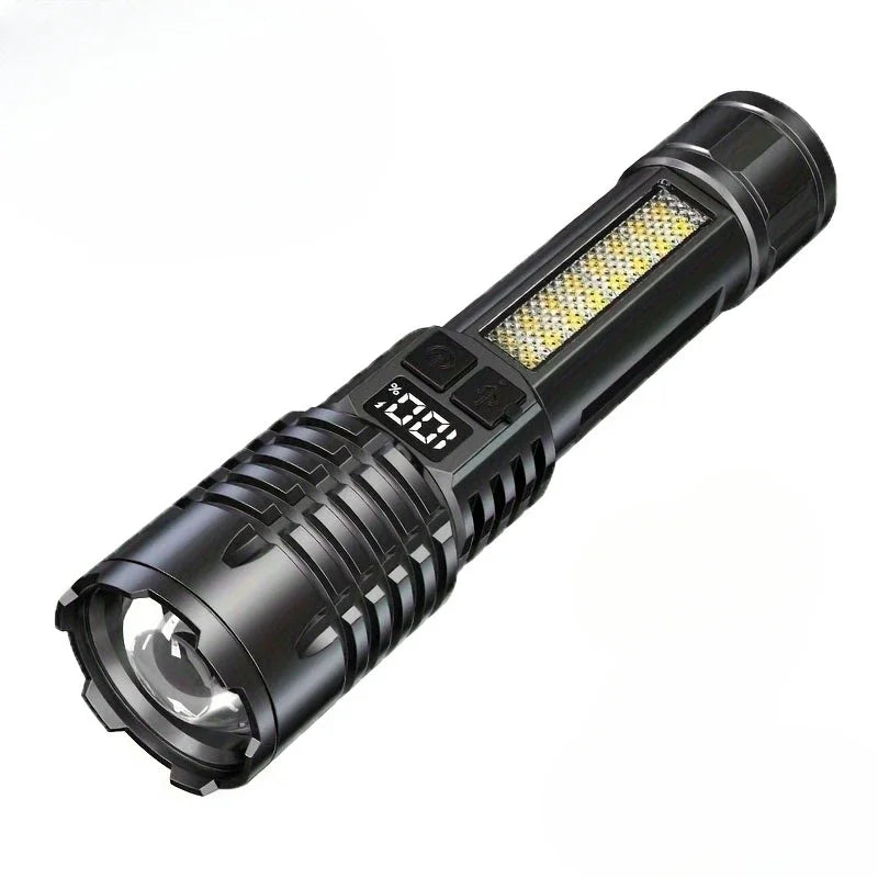 LED Zaklamp Honkbalknuppel – Waterdichte Superheldere Zelfverdedigingstool voor Auto, Camping & Survival