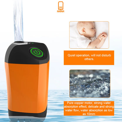 Outdoor Camping Douche | IPX7 Waterdichte Elektrische Draagbare Douchepomp met Digitale Weergave voor Hiking, Reizen en Dieren Wateren