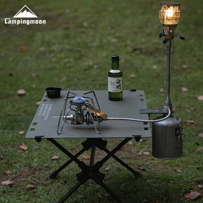 Z18 Tafelbevestiging voor Gaslamp – Outdoor Camping Accessoire, Aluminium, Koper en RVS