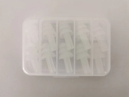 5Pairs/set box-packed comfort earplugs noise reduction silicone Soft Ear Plugs Swimming Silicone Earplugs Protective for sleep