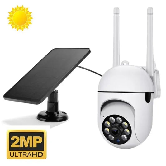 Solar-WLAN-IP-Kamera – 100-W-Smart-Home-Überwachungskamera, KI-Bewegungsverfolgung, Farbnachtsicht, Zwei-Wege-Audio