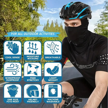 360° Lichtgewicht Koelcapuchon – Zonnebescherming voor Outdoor, Vissen, Surfen & Zwemmen