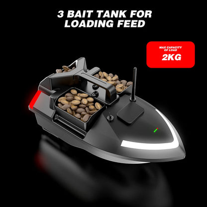 V020 GPS Bait Boat – 500m Distance, Dual Motor &amp; Fish Finder, Auto-Cruise &amp; Return Function