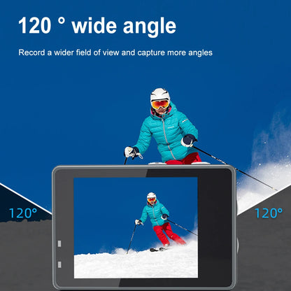 1080P/30FPS WiFi Actiecamera - 2.0" Scherm, 30m Waterdicht, 120° Groothoek Sport Camcorder met Accessoires Kit