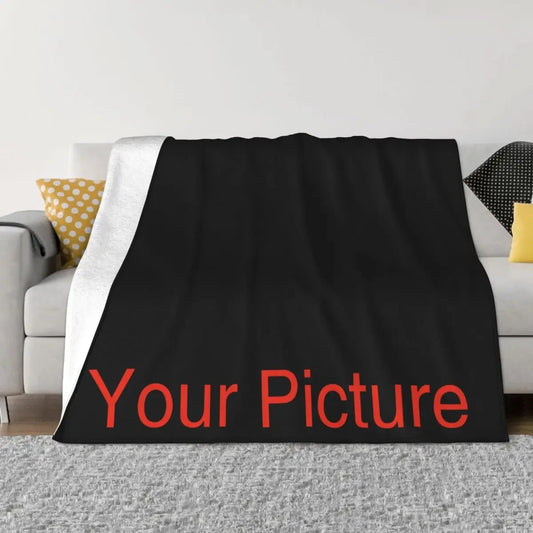 Personalisierte Decke aus Korallenfleece – luxuriöser Anti-Pilling-Überwurf für Zuhause, Reisen und Hotel