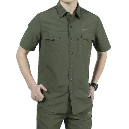 Outdoor Hiking & Fishing Shirt + Broek – Sneldrogend & Ademend