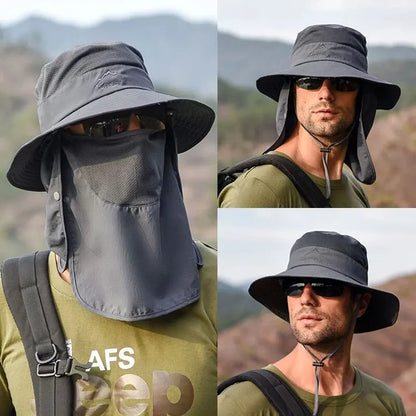 100% Nylon Zomer Buiten Fisherman Hat - Sneldrogend en Zonnebeschermend Hoed voor Mannen en Vrouwen