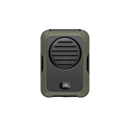Draagbare Multifunctionele Outdoor Ventilator – USB Mini Nekventilator met 8000mAh Powerbank & LED Licht